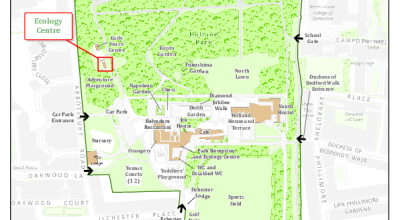 Holland Park Ecology Centre map